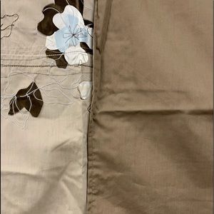 Lawrence Pillow cases. Approx 20”x 35” Tan Brown